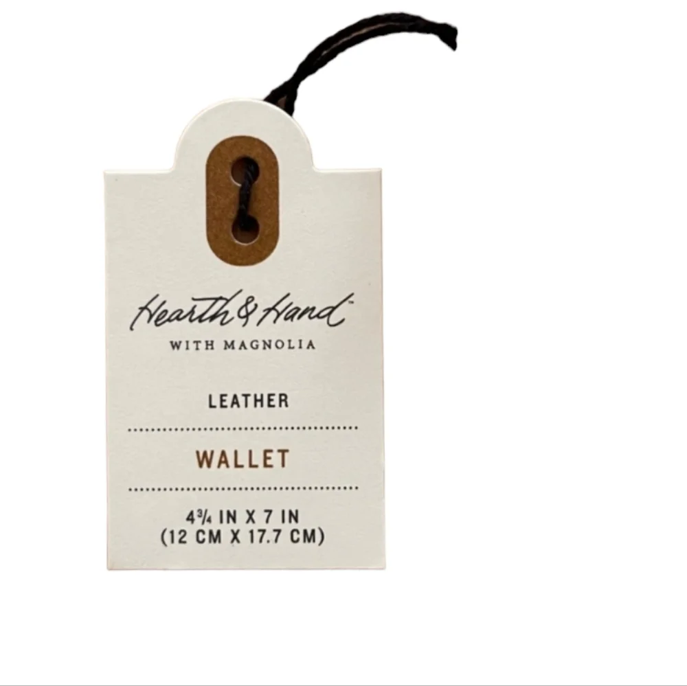 Hearth & Hand with Magnolia Leather Wallet - Cognac